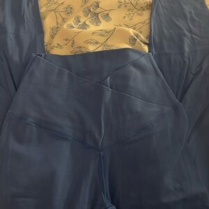 Offline blue crossover leggings